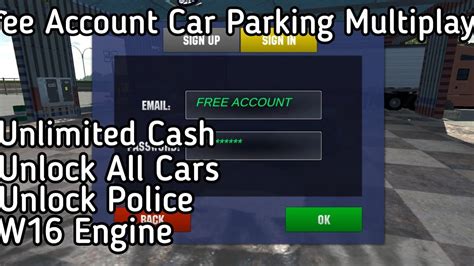 francis47511|500+ Free Car Parking Multiplayer Accounts and Password (2024).